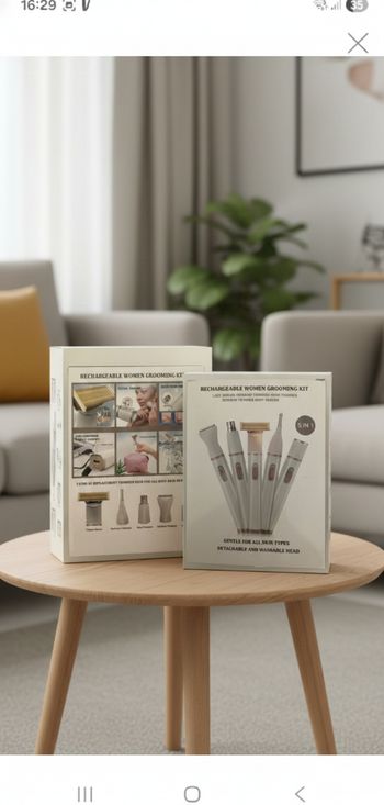 Kit de toilette féminin rechargeable 5 têtes