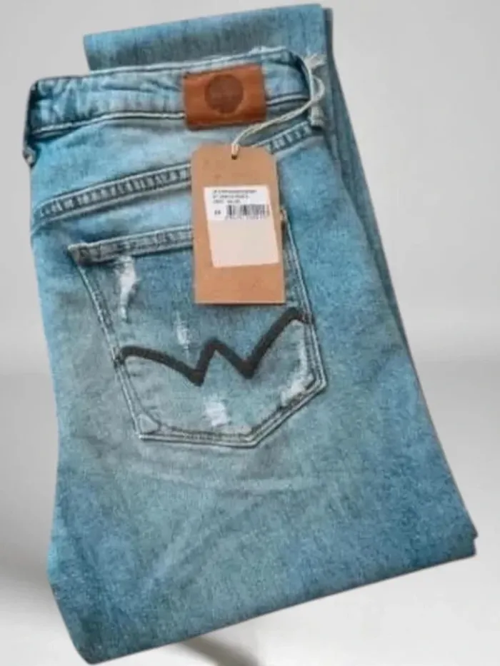 Jeans Le Temps Des Cerises 300/16 slim Pegg destroy bleu N°5 taille intermediaire stretch - photo numéro 9