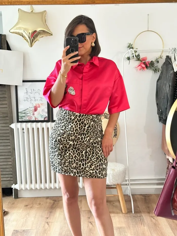 Blouse Maje rose taille 38 - photo numéro 2