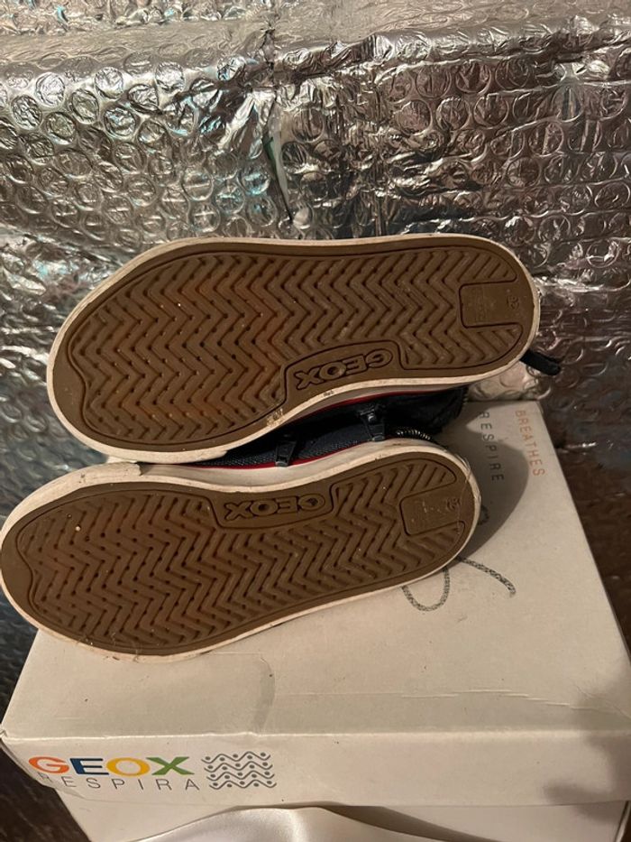 Paire de baskets en jean fille taille 26 marque Geox - photo numéro 4