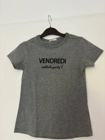 T-shirt gris Bizbee taille XS
