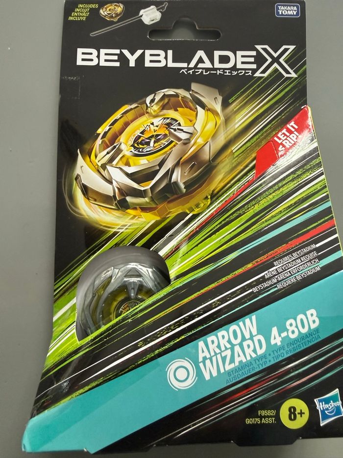 Toupie Beyblade X Arrow Wizard 4-80B + Lanceur - Takara Tomy de Hasbro - photo numéro 3