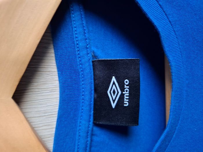 Tee-shirt Umbro Bleu et gris, Taille 162 (13-14 ans) - photo numéro 2