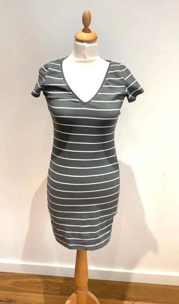 Robe t-shirt marinière H&M