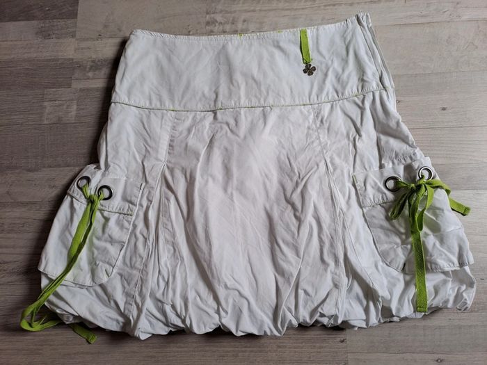 Jupe blanche cache cache taille 40