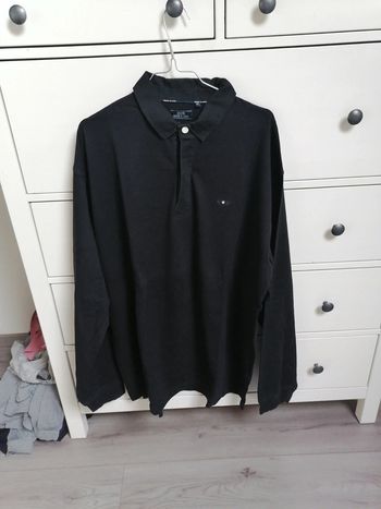 Polo noir Serge Blanco 4 XL