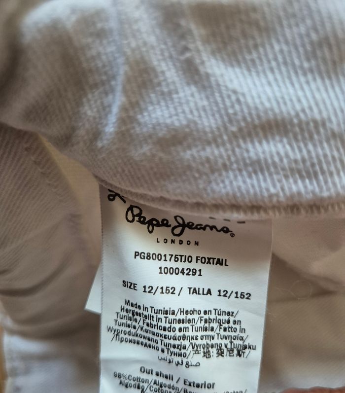 Short en jean 12 ans Pepe Jeans 🌞 - photo numéro 5