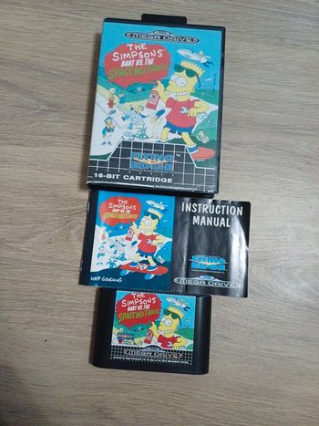 The Simpsons- Bart Vs. The Space Mutant - Sega Megadrive