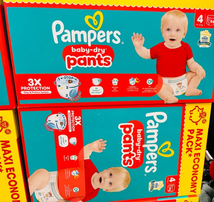 2 packs couche bébé Pampers pants T4 - photo numéro 2