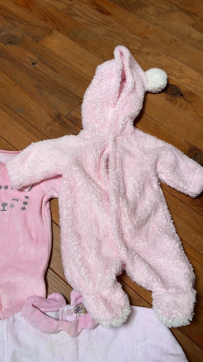 Lot de 5 pyjama fille 1 mois - photo numéro 5