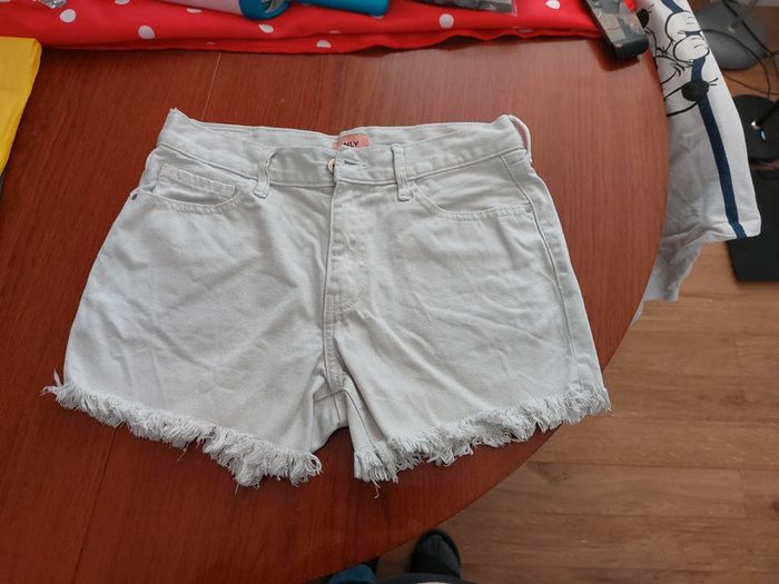 Short jeans blanc Taille EU 27 (36/37 FR)
