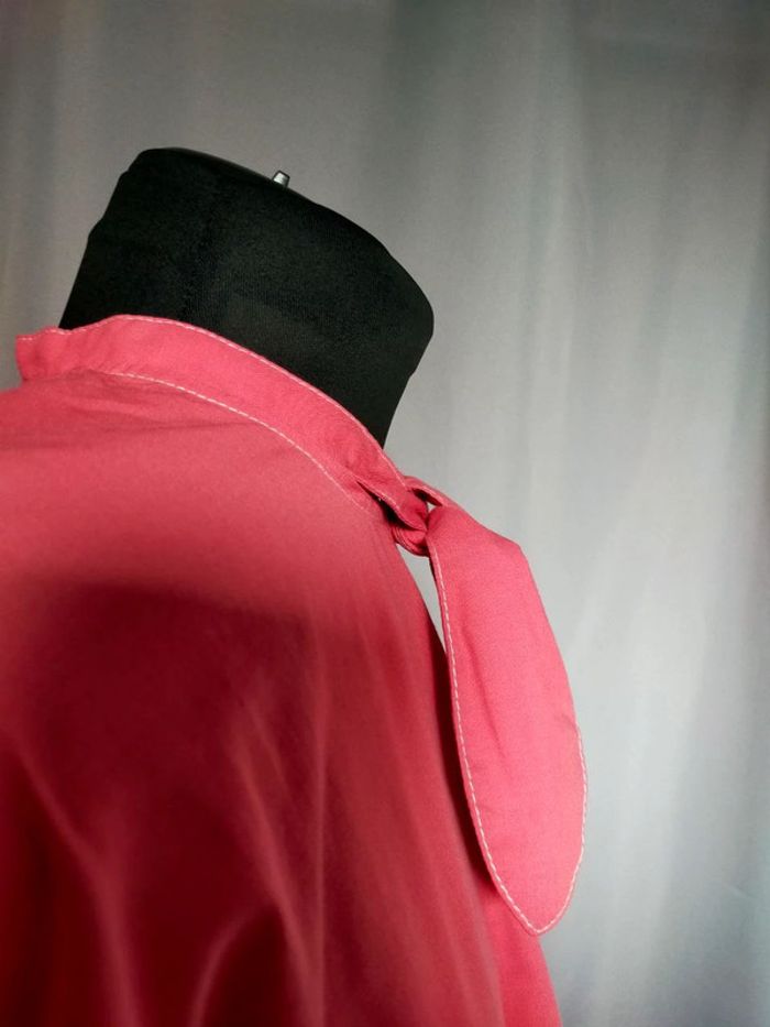 Blouse rose col lavallière – Karl Marc John (XS/S) - photo numéro 5