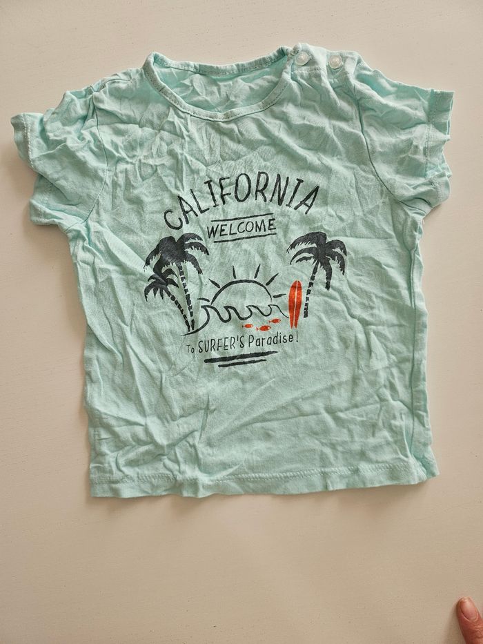 Lot de 7 t-shirt différentes marques 6 mois