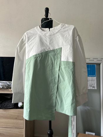 Blouse bicolore