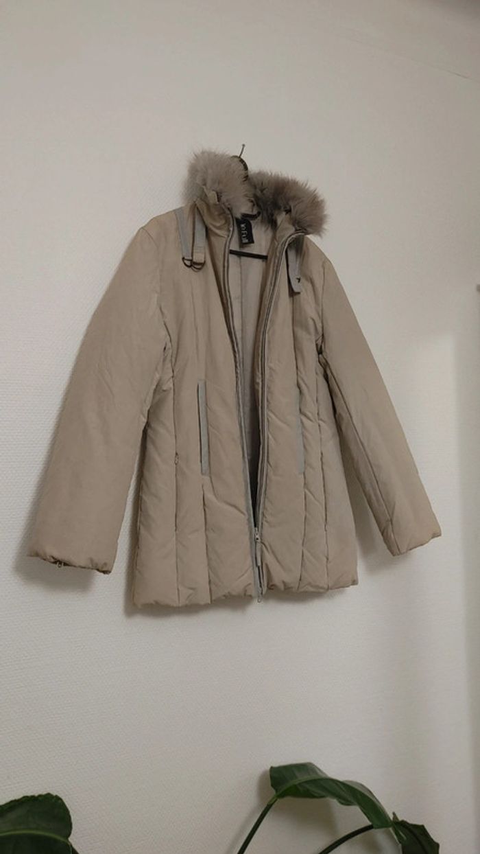 Manteau doudoune en pièce montée duvet 100 % - photo numéro 4