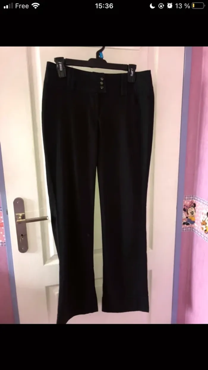 pantalon noir ici et maintenant femme 38 - photo numéro 6