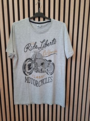 Tee shirt gris et noir La Halle T XXL