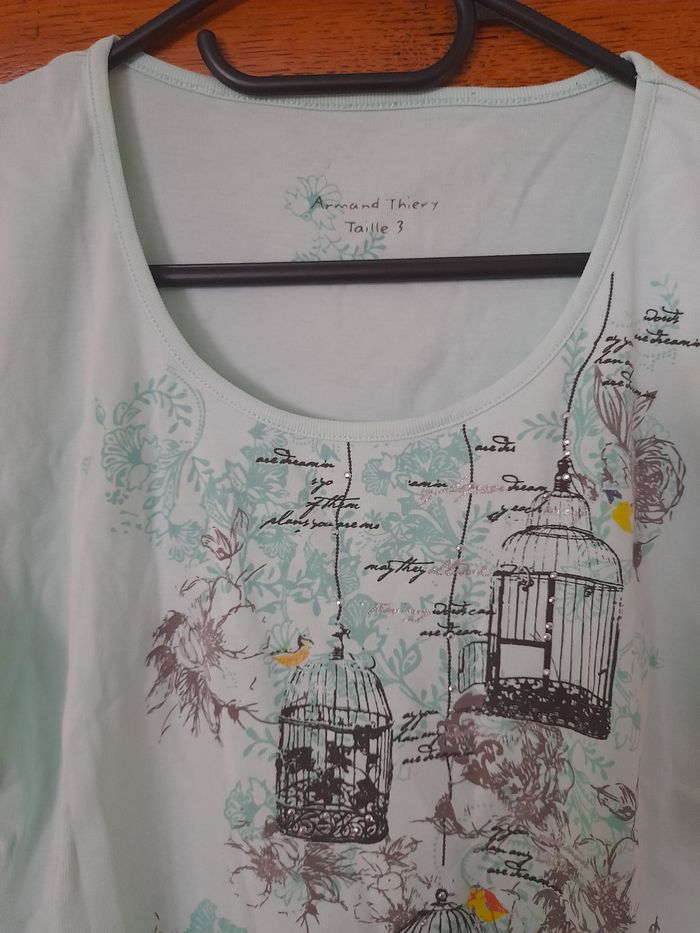 Tee shirt taille 40 armand thiery - photo numéro 2
