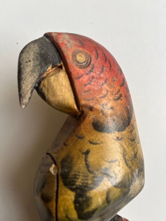 Perroquet décoratif bois 28 cm - photo numéro 2