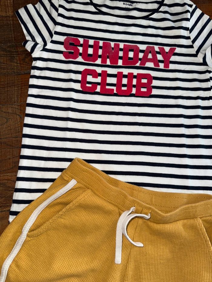 T-shirt et short Kiabi  10 ans - photo numéro 2