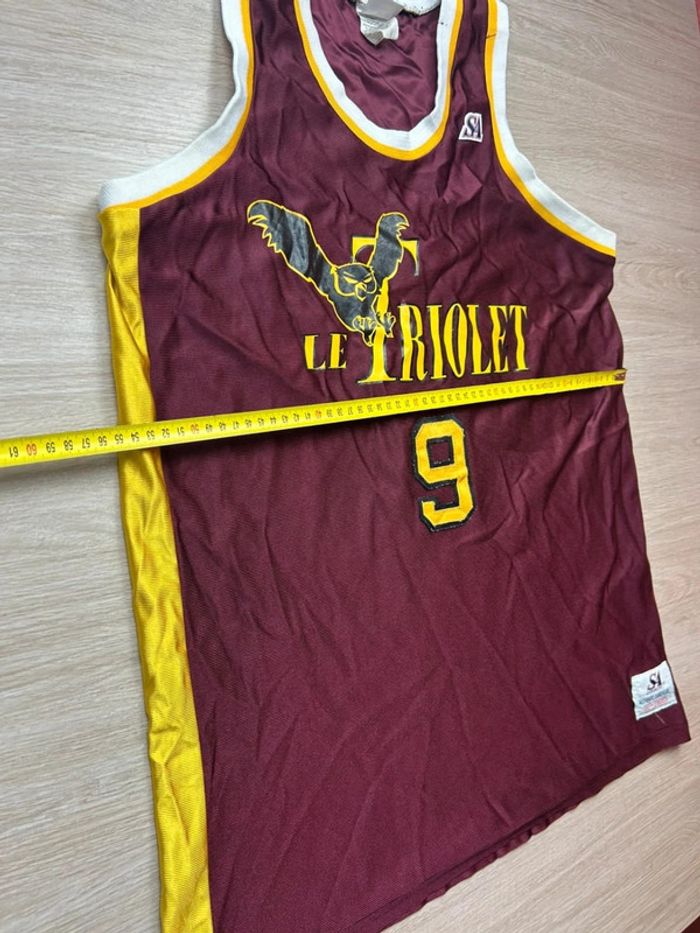 Maillot de Basketball Vintage Le Triolet #9 – Made in Canada - photo numéro 7