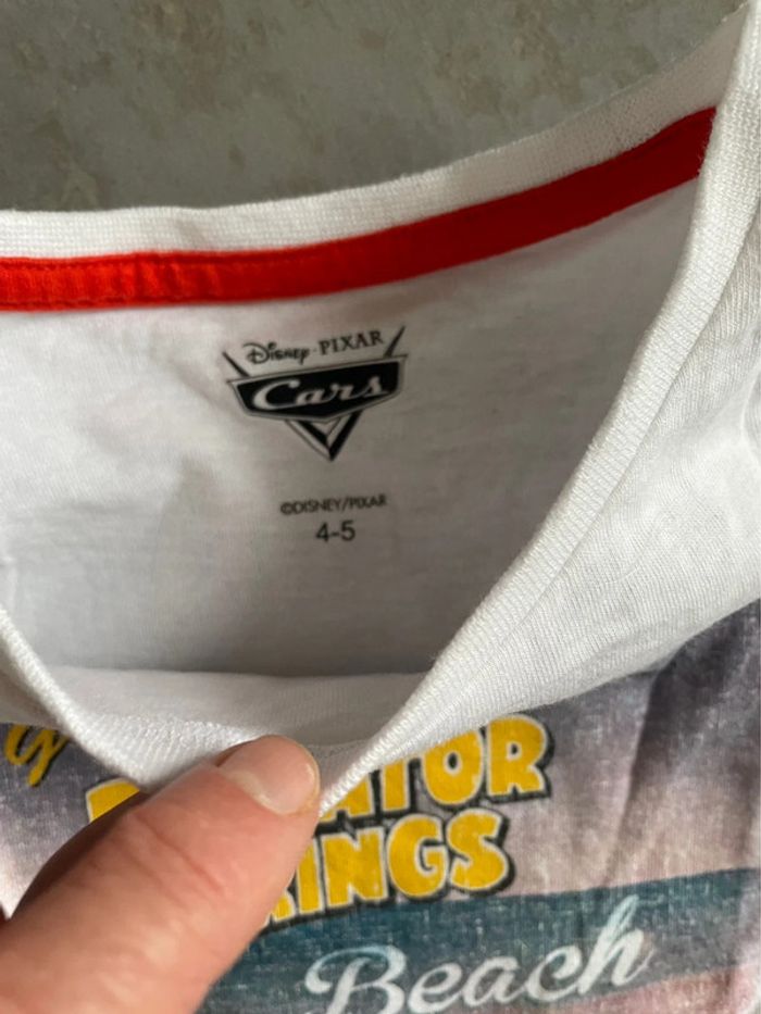 T shirt 4-5 ans Disney Pixar Cars - photo numéro 3