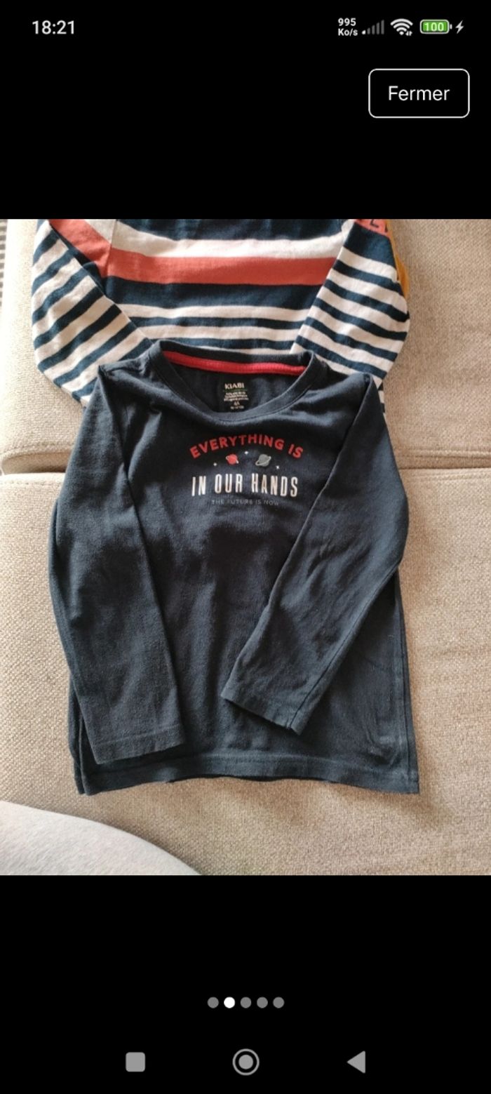 Lots de t-shirts enfant - photo numéro 2