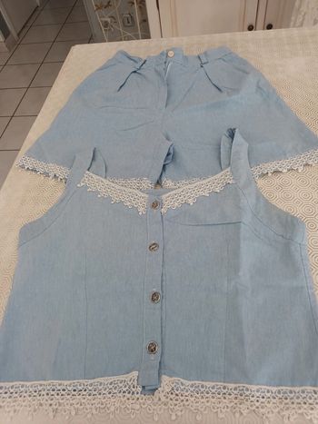 Ensemble short + bustier T 36/38