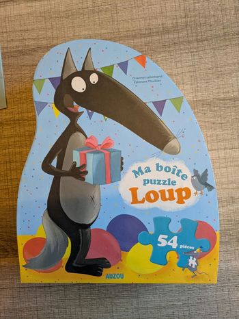 Ma boîte puzzle loup 54 pièces