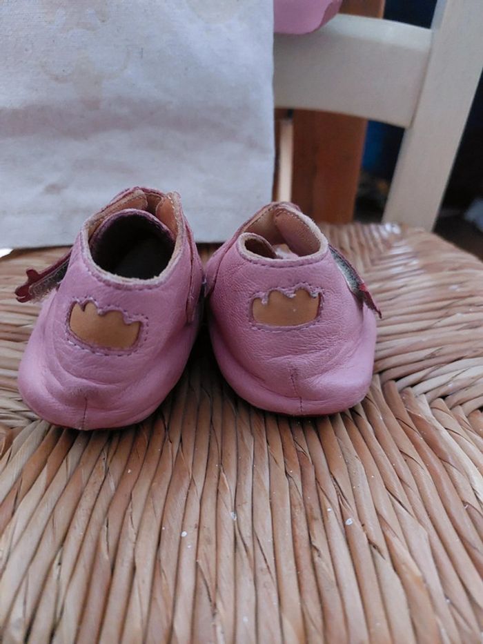 Chaussons souples en cuir Easy Peasy Taille 18/19 - photo numéro 3