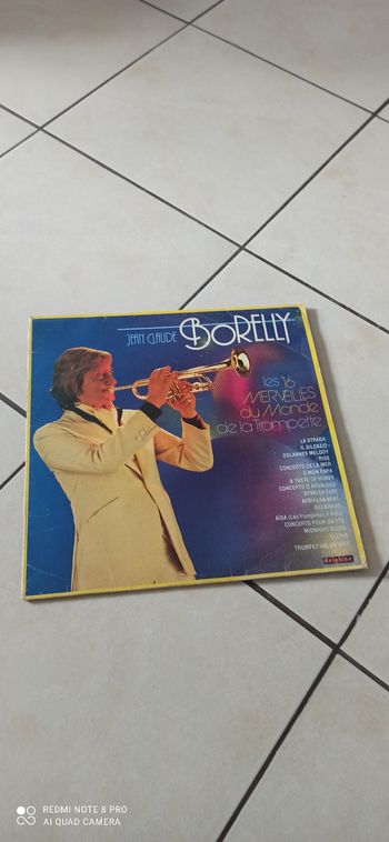 Disque 33 tours Jean Claude borelly