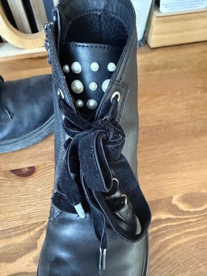 Bottines noires Geox Pointure 35 - photo numéro 2