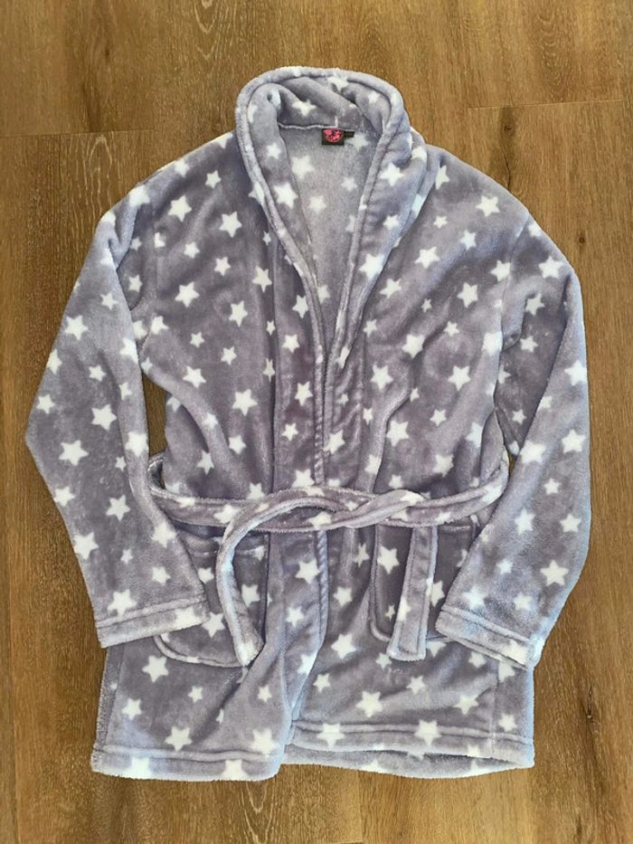 peignoir doux 10/12 ans