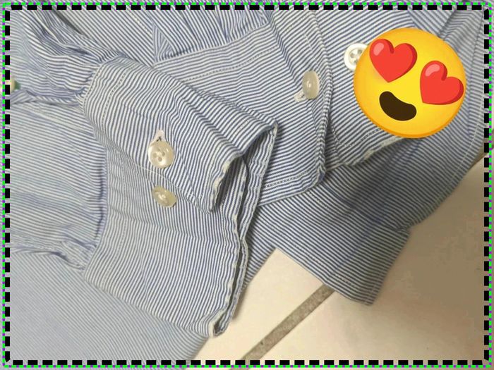 👔 Chemise à rayures Tommy Hilfiger – Blanc & Bleu – Taille 16½ 34-35 (équiv. XL Slim Fit) - photo numéro 10