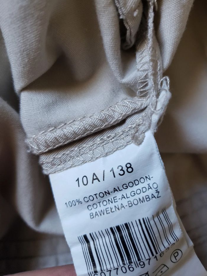 Jupe beige taille 10 ans - photo numéro 3