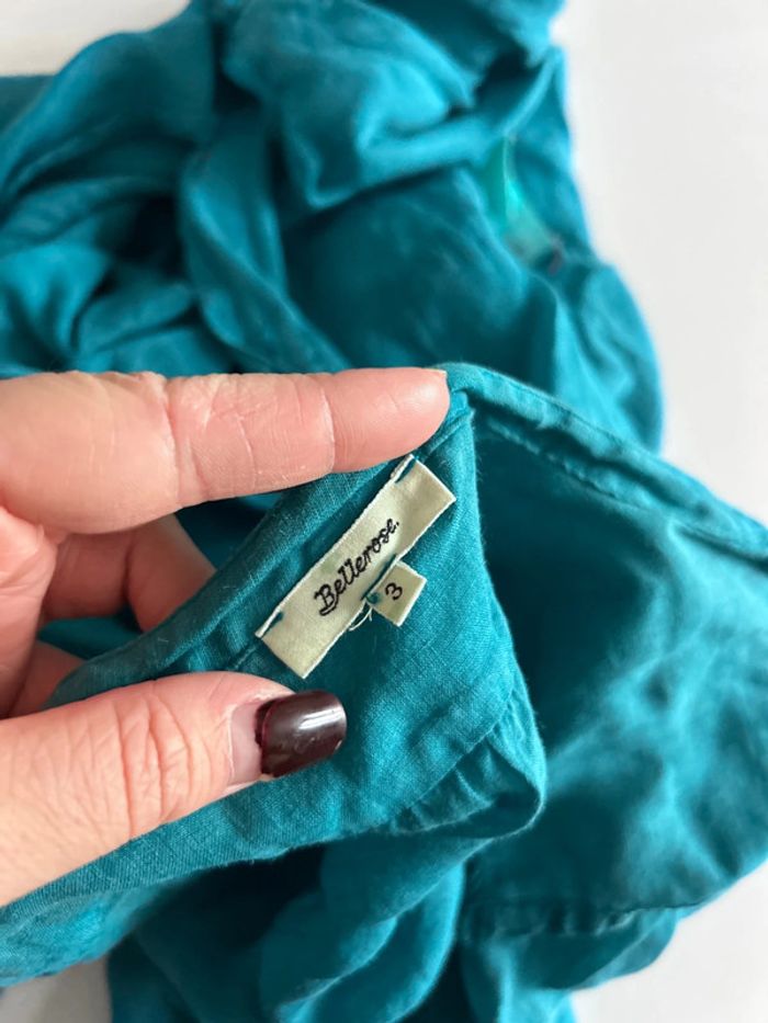 Chemise Bellerose bleu turquoise – Taille 3 (S) | Ultra légère | Couleur vibrante - photo numéro 7