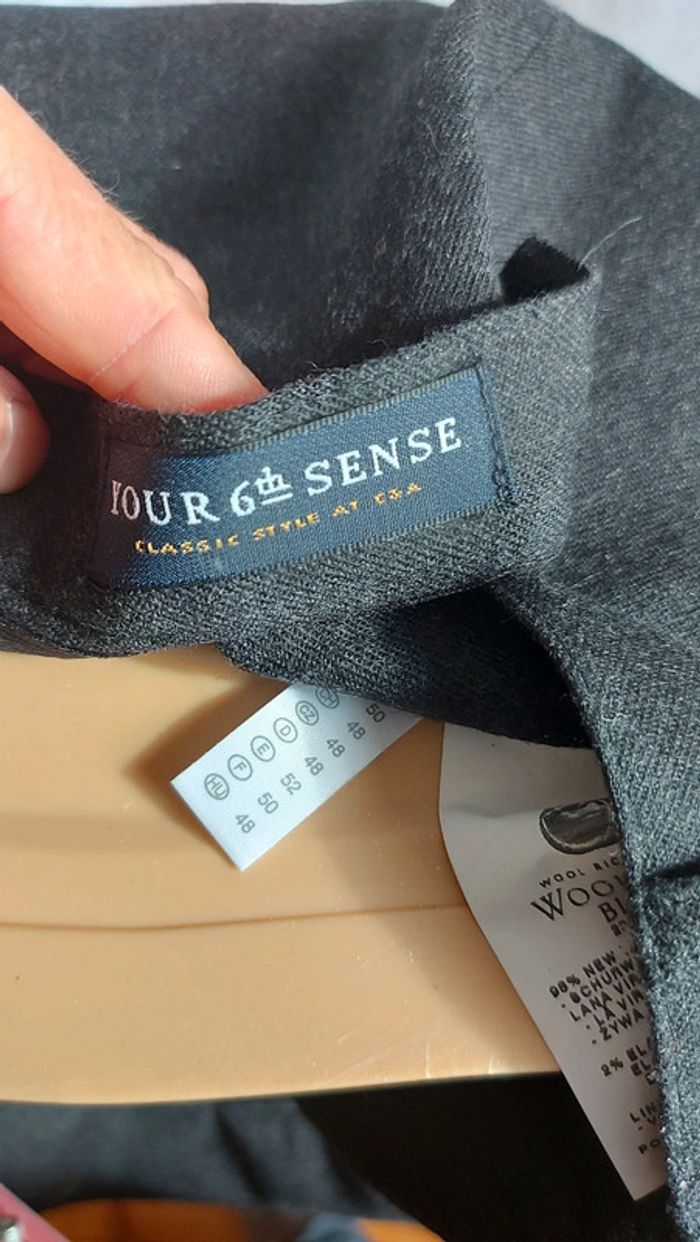 Jupe grise - légère- motif uni/ your 6th sense taille 5XL/50 - photo numéro 6