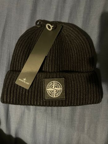 Bonnet - Stone Island - Noir 