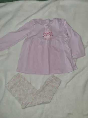 Ensemble legging et tee-shirt manches longues taille 12 mois