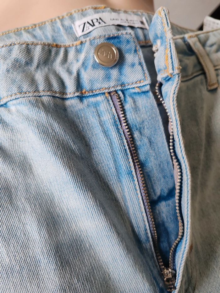 Jeans déchiré pour femme - Taille haute - Pantalon en jean pour femme -Zara - photo numéro 6