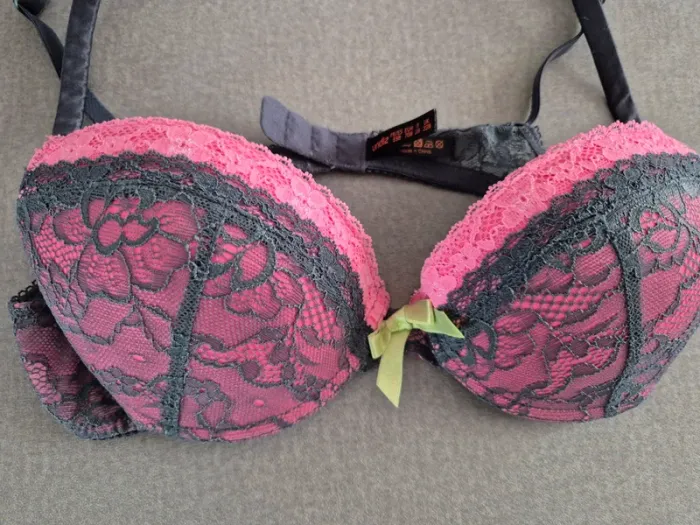 Soutien gorge Undiz Rose et gris - photo numéro 2