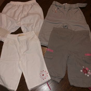 Lot de pantalon fille 3 mois