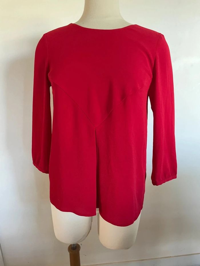 Superbe blouse rouge 36 Ba&sh réversible - photo numéro 7
