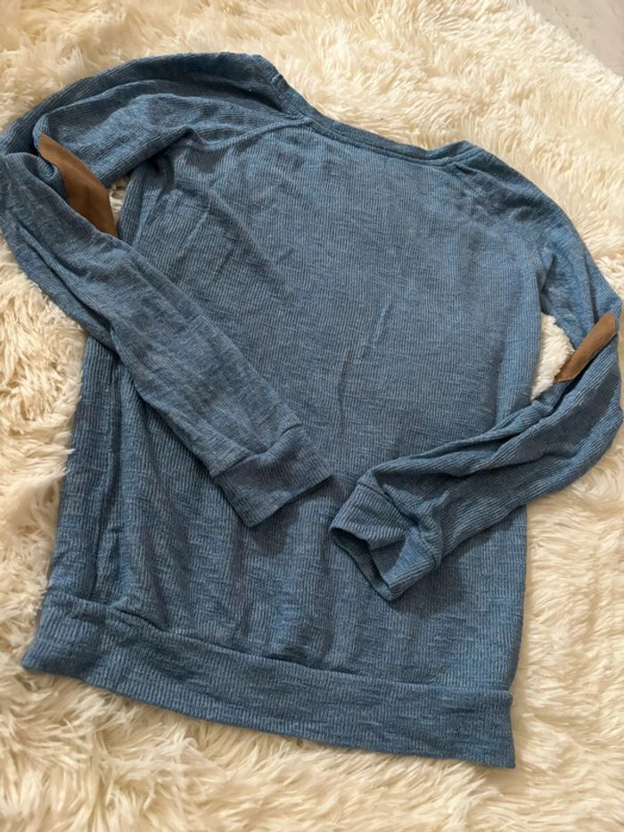 Pull bleu - photo numéro 5