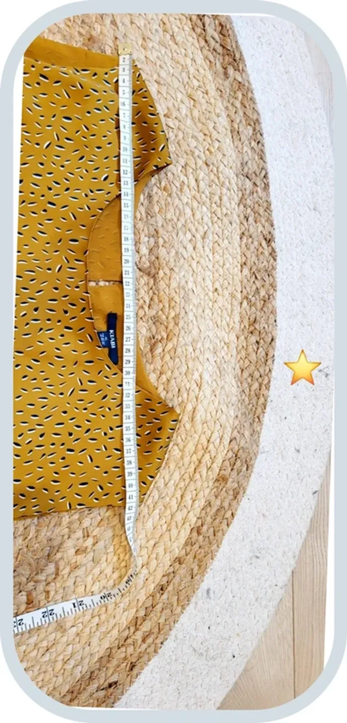 Débardeur imprimé moutarde - KIABI - Taille XL - Très bon état - photo numéro 4