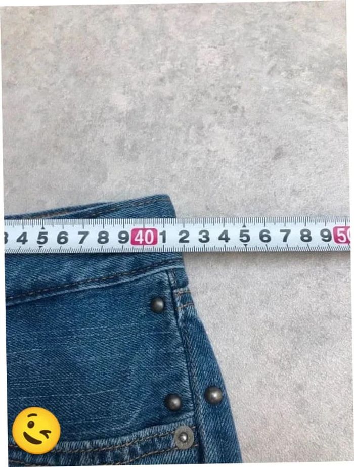 Short Levi's 501 W32 FR42 Bleu Femme Women #SHO47 - photo numéro 4