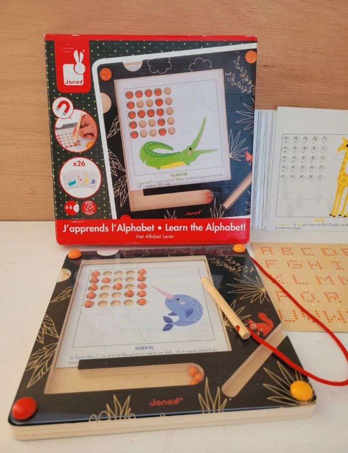 Jeu éducatif j'apprends l'alphabet avec Janod