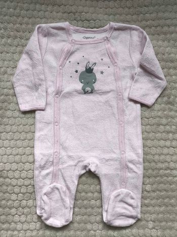 Pyjama en velours Bébé Rêve 3 mois