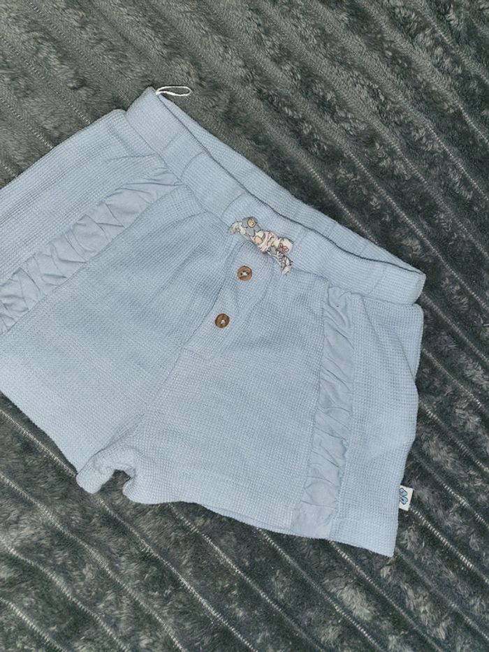 Short baby club bleu