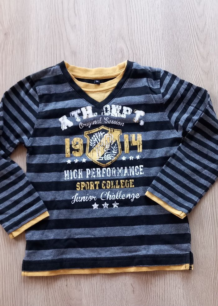 Lot T-shirts grandes manches 5 ans - photo numéro 2